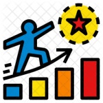 Motivated Icon - Download in Colored Outline Style