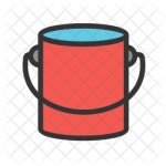 Paint Icon - Download in Colored Outline Style