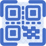 Qr Code Icon - Download in Colored Outline Style