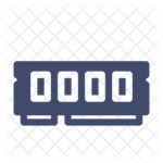 RAM Icon - Download in Glyph Style