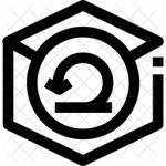 Ready Icon - Download in Line Style