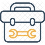 Repairing Tools Box Icon - Download in Dualtone Style