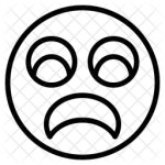 Sad Icon - Download in Line Style