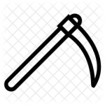 Scythe Icon - Download in Line Style