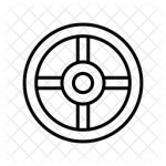 Shield Icon - Download in Line Style