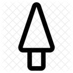 Tree Plant Icon - Download in Line Style