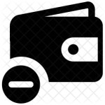 Wallet Icon - Download in Glyph Style