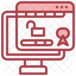 Website Unlocked Icon - Download in Dualtone Style