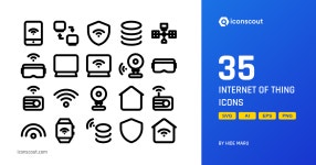 사물의 인터넷 Icon 팩 (pak) - 35 개 무료 다운로드 (과학 기술 Icons) | IconScout  사물의 인터넷 Icon 팩 (pak) - 35 개 무료...