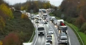 M5 crash closes motorway as car bursts into flames - 11 things we know | UK | News | Express.co.uk M5 crash closes motorway as... 