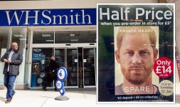 Prince Harrys new book Spare on sale for half price in WHSmith opposite Windsor Castle | Royal | News | Express.co.uk Prince... 