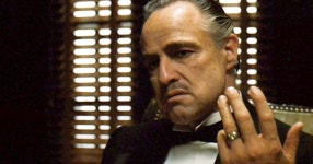 The Godfather unscripted moment became iconic film scene... uk Unscripted moment in The Godfather led to one of films most... 