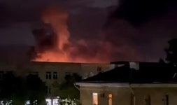 Russia rocked by extraordinary waves of drone attacks through night | World | News | Express.co.uk Russia rocked by... 