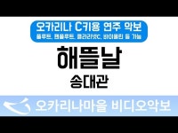 해뜰날 | 송대관 : 오카리나마을 비디오악보