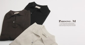 WIZWID:위즈위드 - [Sortie:솔티]카프리 오픈 칼라 니트 2 - Capri Knit Collar 2 (Be) WIZWID