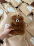 [그레이맨션]Sustainable Alpaca Bear Keyring from Peru 알파카 베어 키링 마이크로 [W CONCEPT]