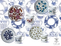 [트위그뉴욕] 헤리티지 포겟미낫 원형접시 (8인치) :상세정보 - HAGO(하고)