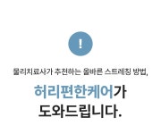 슬룸 허리편한케어 허리 마사지기