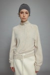 [케리에르]MERINO WOOL BLEND BUTTON UP SEAMLESS KNIT TOP [W CONCEPT]