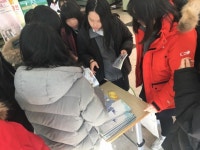 청원여자고등학교 동아리 “BU”에서 재활용공책 판매 수익금을 후원해주었습니다. : 환경운동연합