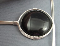 	Carnival Pendant - Wire Weave Tutorial - Weaving Swirl Shapes - 9  