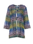 가니(GANNI) 멀티컬러 레오파드 프린팅 블라우스 F7747 999 | jentestore