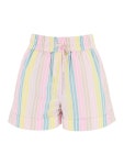 가니(GANNI) 멀티컬러 핀스트라이프 쇼츠 F7768 999 | jentestore