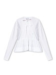 가니(GANNI) 드로스트링 러플 헴 블라우스 F8511 6479-151 | jentestore