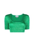 가니(GANNI) 새틴 크롭 티셔츠 F7862 767 | jentestore 가니(GANNI) 새틴 크롭 티셔츠 F7862  767 | jentestore