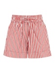 가니(GANNI) 스트라이프 코튼 쇼츠 F9229 396 | jentestore