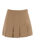 가니(GANNI) 플리츠 미니 스커트 F9563 177 | jentestore
