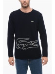 꼼데가르송(COMME des GARCONS) LACOSTE 자수 울 니트 FL-N003-W23-2 | jentestore