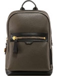 톰포드(TOM FORD) 로고 카키 텍스처 레더 백팩 H0437TLCL037 C4924 | jentestore