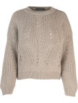 알베르타 페레티(Alberta Ferretti) 보트넥 숏 그레이 울 니트 09076603 A0461 | jentestore