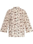 가니(GANNI) 플라워 패턴 쇼트 슬리브 셔츠 F5987 6248-135 | jentestore