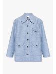 가니(GANNI) 슬럽 린넨 블렌드 포켓 자켓 F7189 6557-694 | jentestore