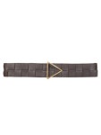 보테가 베네타(BOTTEGA VENETA) 트라이앵글 버클 인트레치아토 벨트 651252_VMAY22127 | jentestore