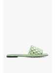 보테가 베네타(BOTTEGA VENETA) 퀼팅 레더 스퀘어토 플랫 뮬 627710V27M0 3505 | jentestore