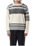 사카이(sacai) 지오메트릭 스트라이프 패턴 니트 22A2202914MW#151 | jentestore