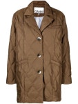 가니(GANNI) 립스탑 퀼팅 싱글 자켓 F7328 377 | jentestore