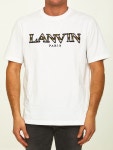 랑방(LANVIN) 커브 로고 코튼 티셔츠 RM-TS0005-J207-H2201 | jentestore