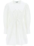 가니(GANNI) 브이넥 포플린 원피스 F7362 151 | jentestore