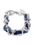 디젤(DIESEL) TRIA 데님 포인트 체인 팔찌 X08524 P1224-H8854 | jentestore