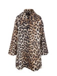 가니(GANNI) 루즈핏 레오파드 싱글 자켓 F7174-365-FW22 | jentestore