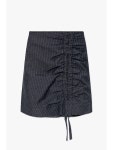 가니(GANNI) 스트라이프 게더 스트링 스커트 F7275 6474-683 | jentestore