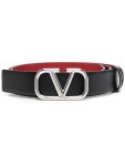 발렌티노(VALENTINO) V로고 버클 레더 벨트 1Y2T0T47PDV 43K | jentestore