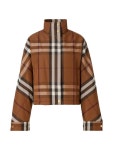 버버리(BURBERRY) 체크 나일론 하이넥 자켓 8059672 A8900 | jentestore