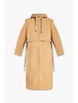 가니(GANNI) 자수 로고 웨스트 드로스트링 코트 F7473 6470-554 | jentestore