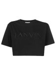 랑방(LANVIN) 프론트 로고 크롭 티셔츠 RWTS0012J019 H2210 | jentestore