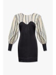 가니(GANNI) 백 리스 퍼프 슬리브 원피스 F7716 6618-769 | jentestore